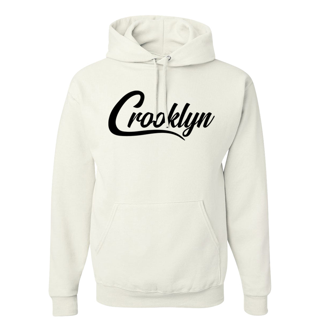 Homage Split Black White Low 1s Hoodie | Crooklyn, White