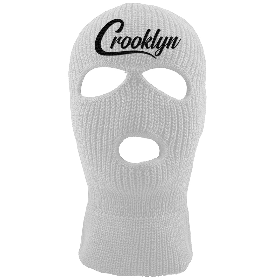 Homage Split Black White Low 1s Ski Mask | Crooklyn, White