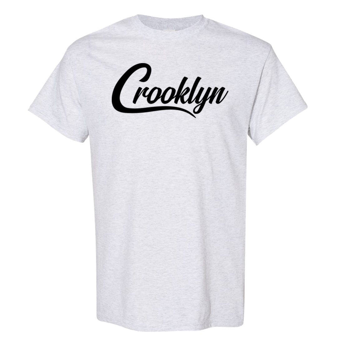 Homage Split Black White Low 1s T Shirt | Crooklyn, Ash