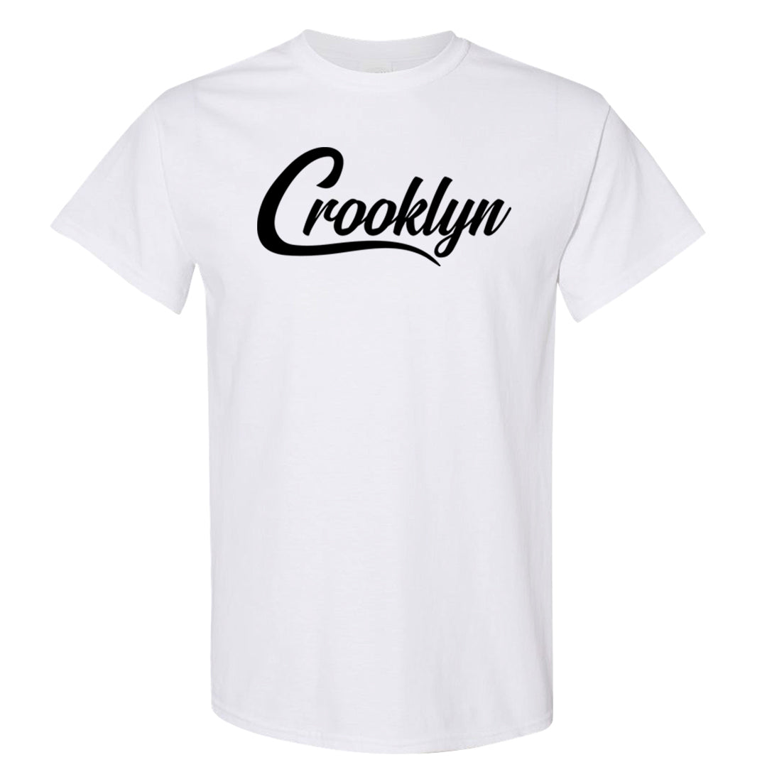 Homage Split Black White Low 1s T Shirt | Crooklyn, White