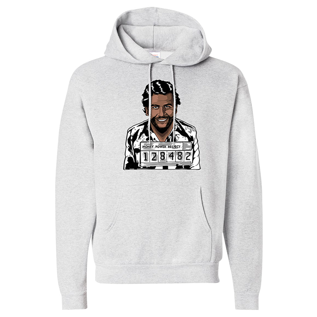 Homage Split Black White Low 1s Hoodie | Escobar Illustration, Ash