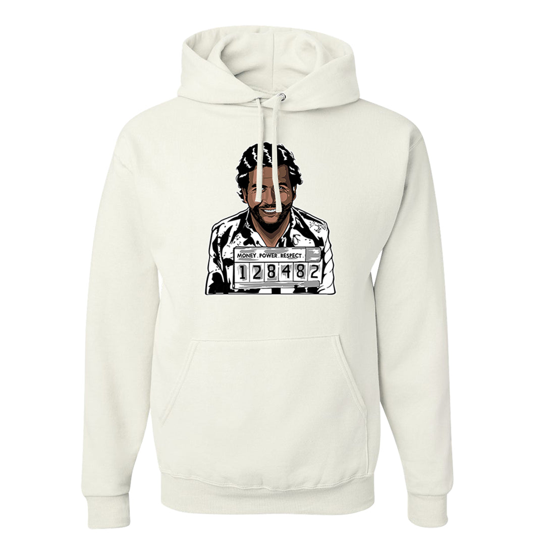 Homage Split Black White Low 1s Hoodie | Escobar Illustration, White