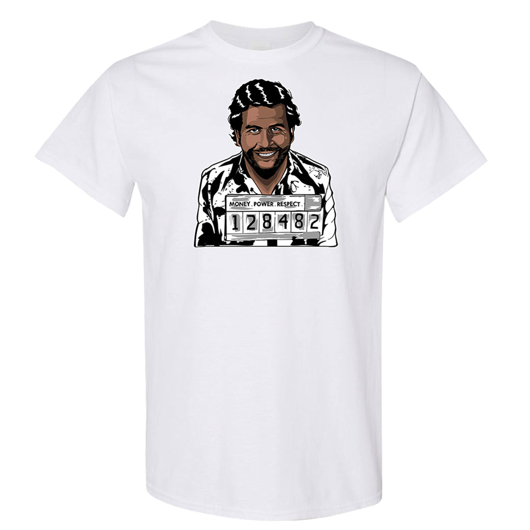 Homage Split Black White Low 1s T Shirt | Escobar Illustration, White