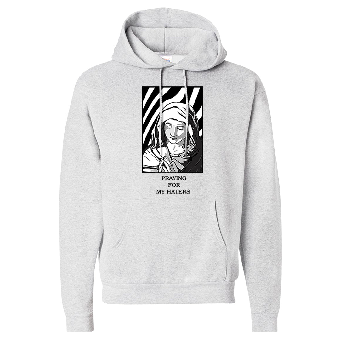 Homage Split Black White Low 1s Hoodie | God Told Me, Ash