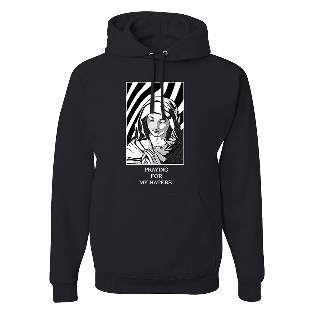 Homage Split Black White Low 1s Hoodie | God Told Me, Black