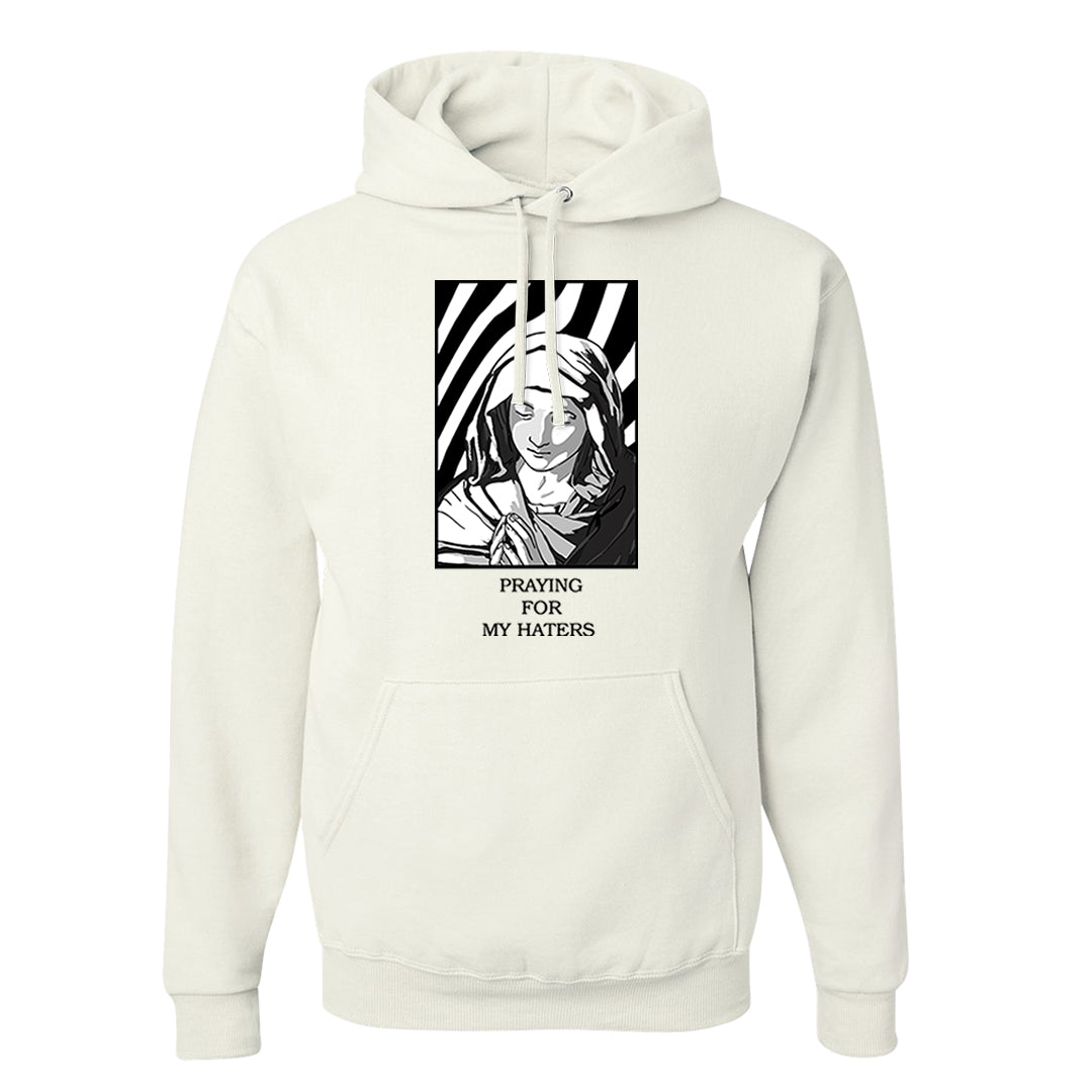 Homage Split Black White Low 1s Hoodie | God Told Me, White