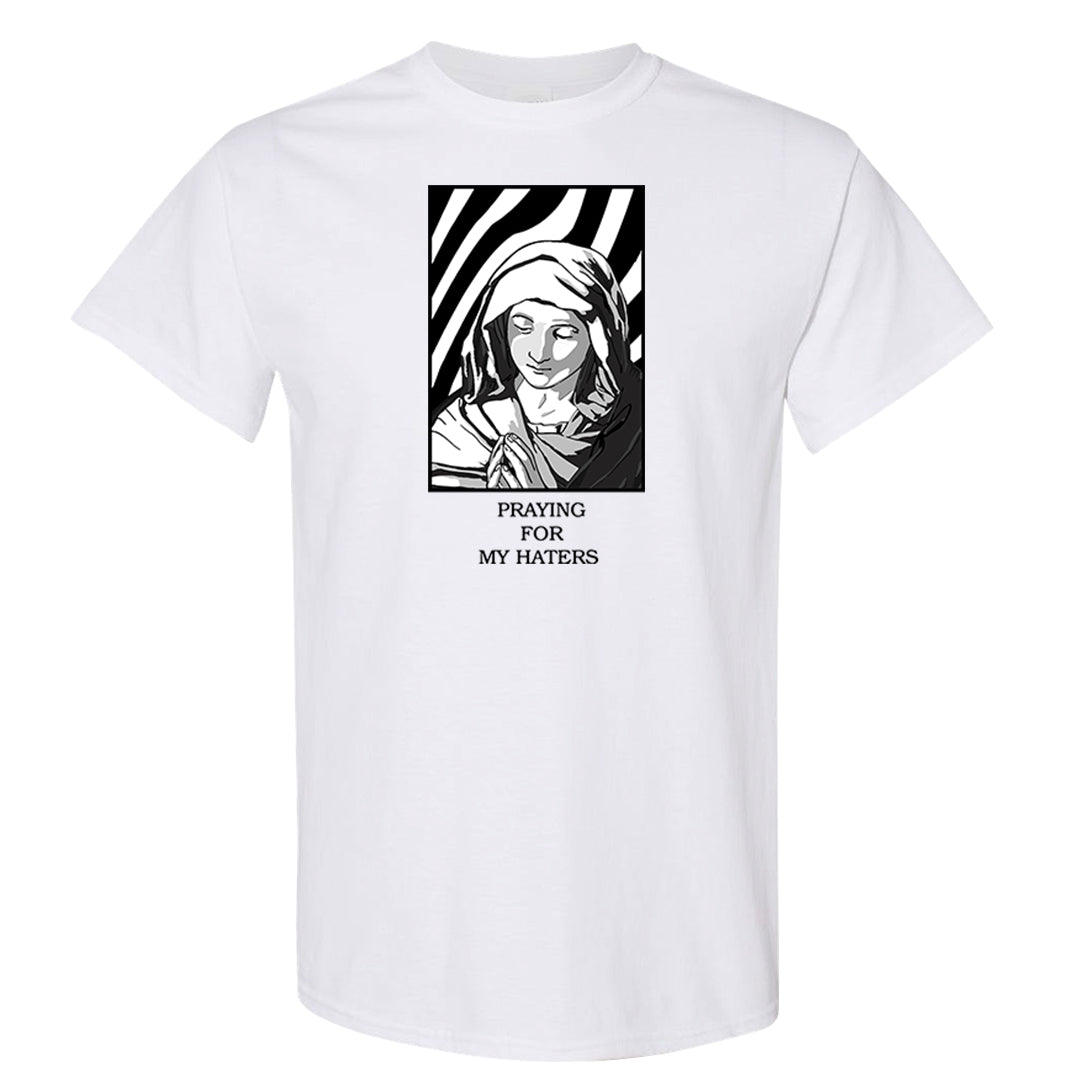 Homage Split Black White Low 1s T Shirt | God Told Me, White