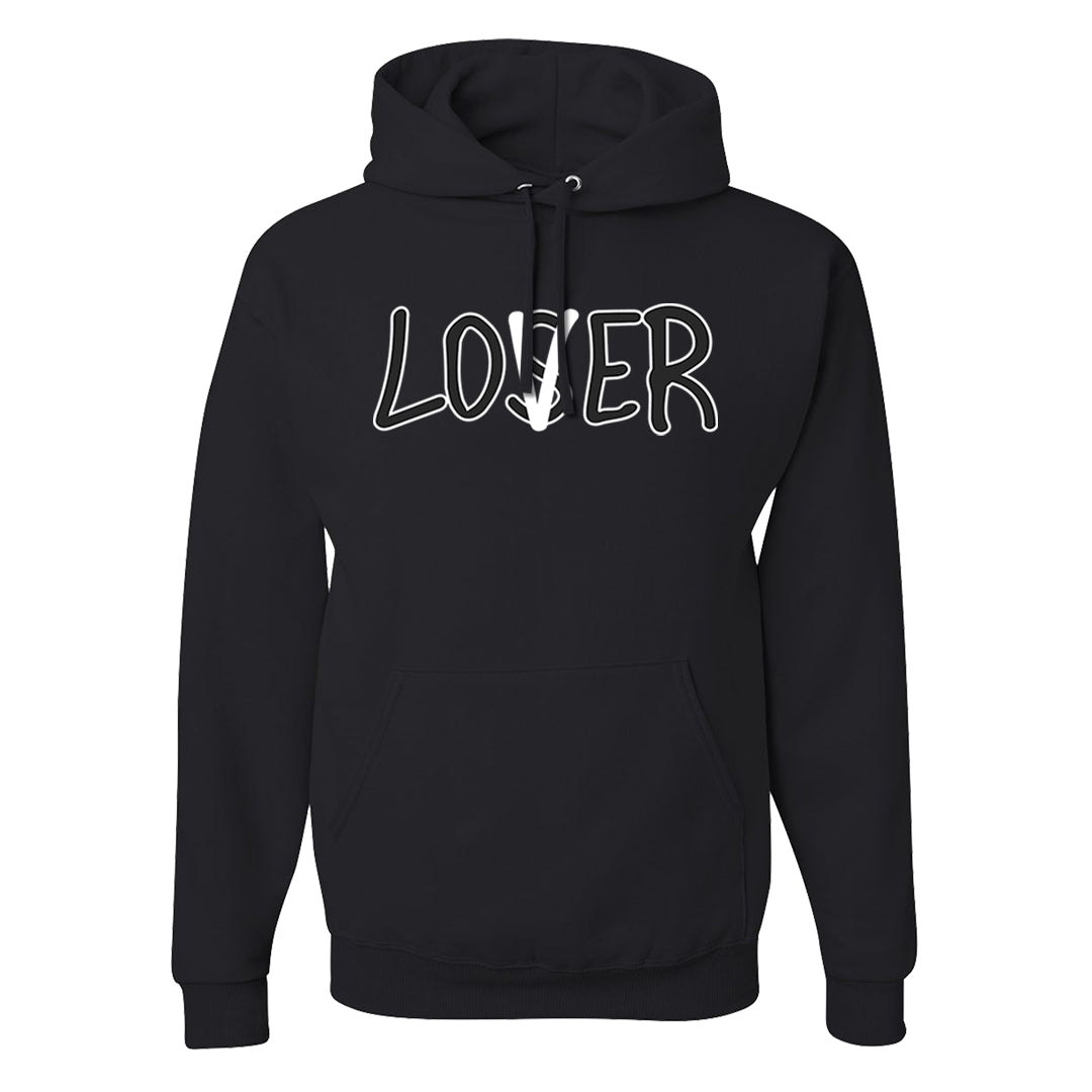 Homage Split Black White Low 1s Hoodie | Lover, Black