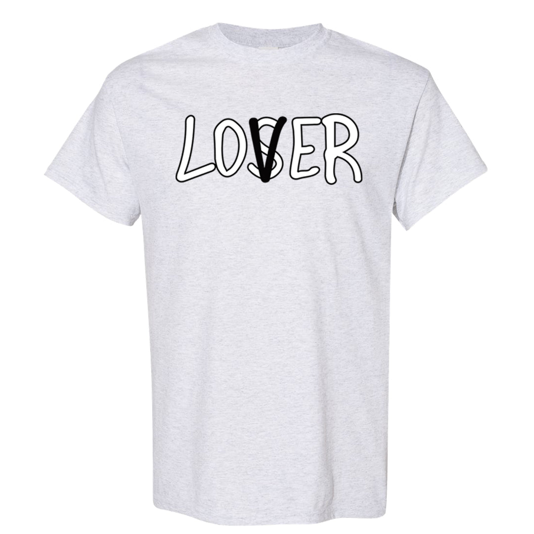 Homage Split Black White Low 1s T Shirt | Lover, Ash