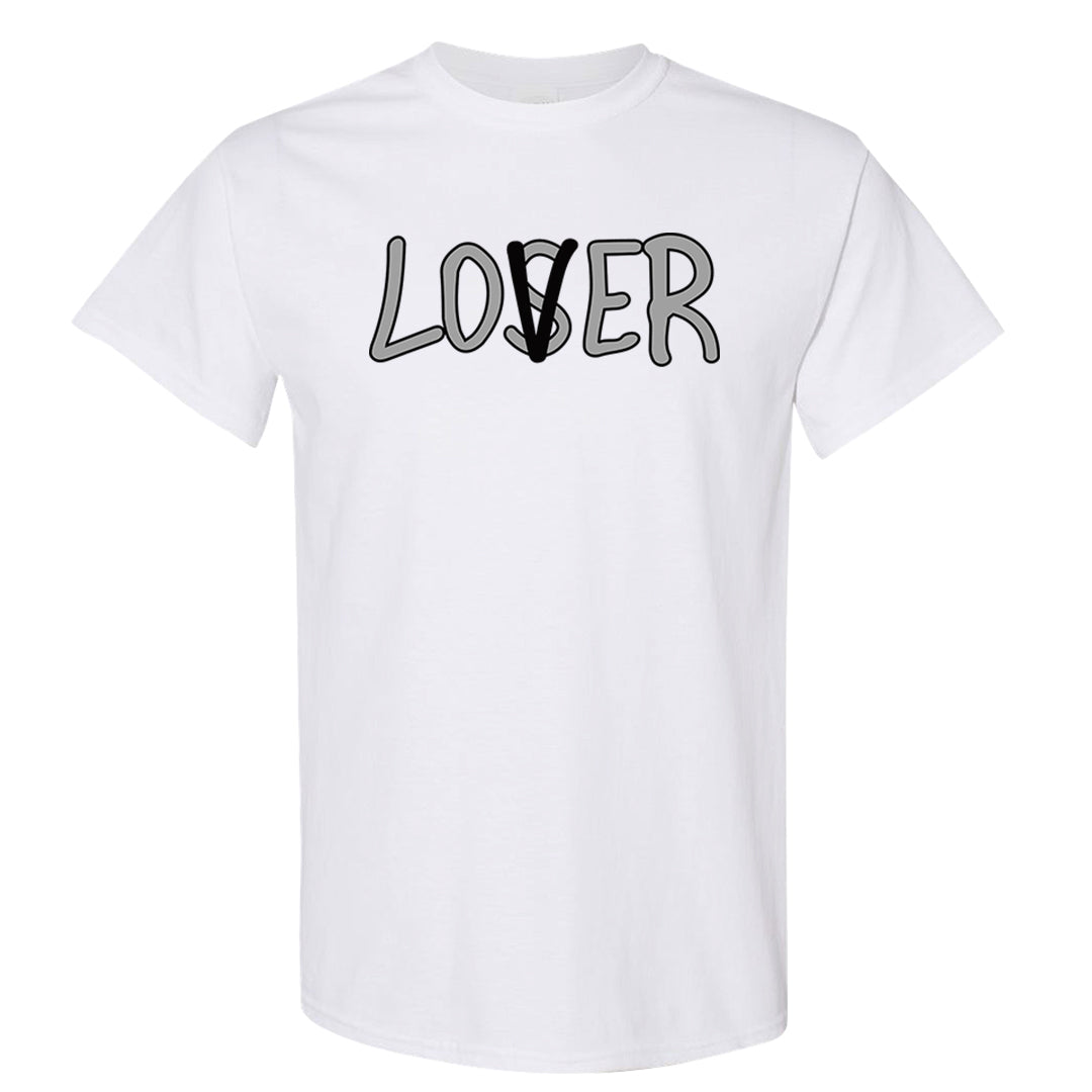 Homage Split Black White Low 1s T Shirt | Lover, White