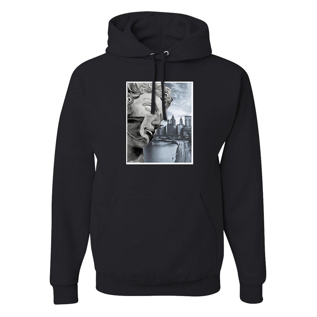 Homage Split Black White Low 1s Hoodie | Miguel, Black