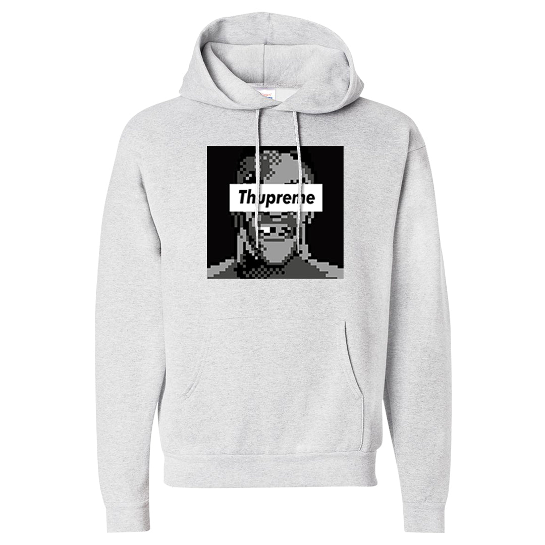 Homage Split Black White Low 1s Hoodie | Thupreme, Ash