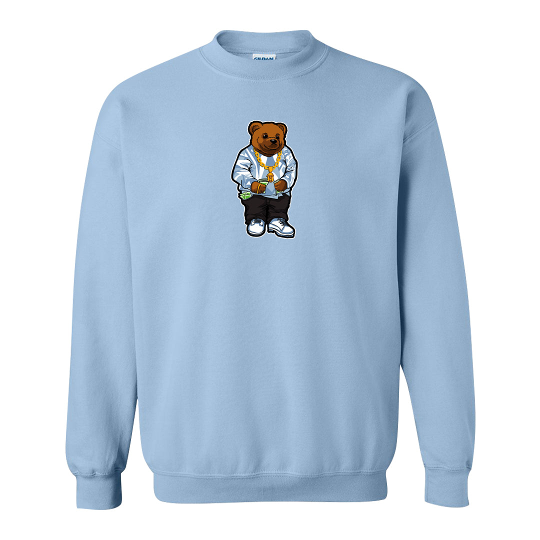 Ice Blue Low 1s Crewneck Sweatshirt | Sweater Bear, Light Blue