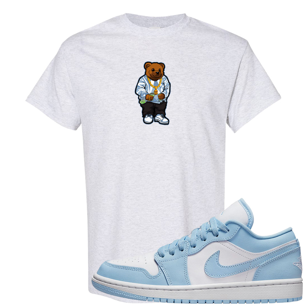 Ice Blue Low 1s T Shirt | Sweater Bear, Ash