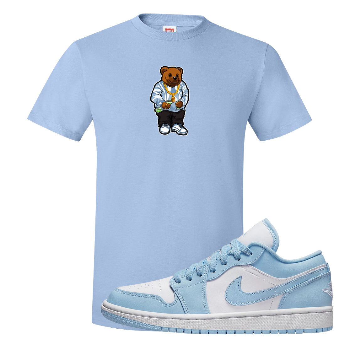 Ice Blue Low 1s T Shirt | Sweater Bear, Light Blue