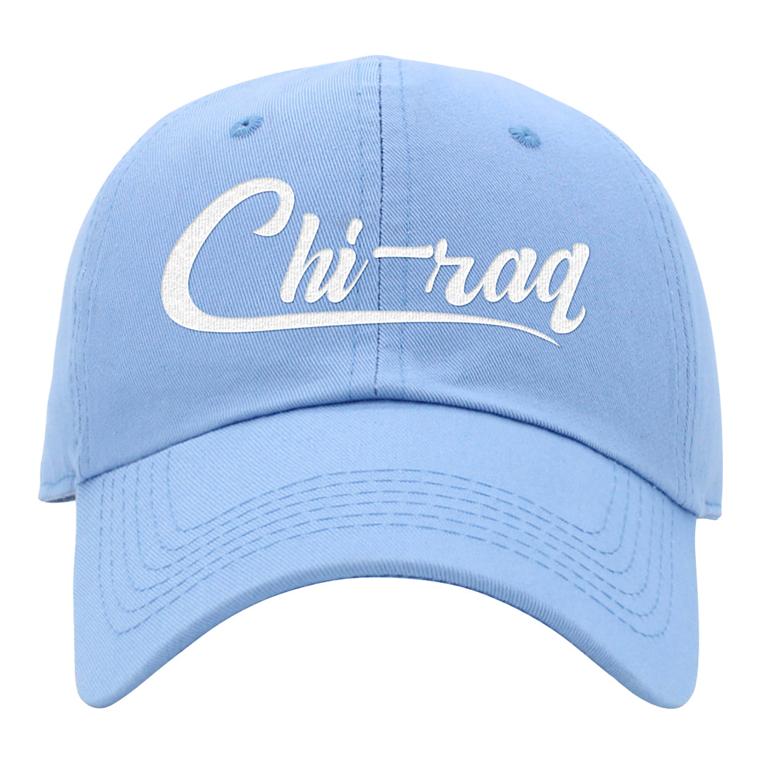Ice Blue Low 1s Dad Hat | Chiraq, Sky Blue