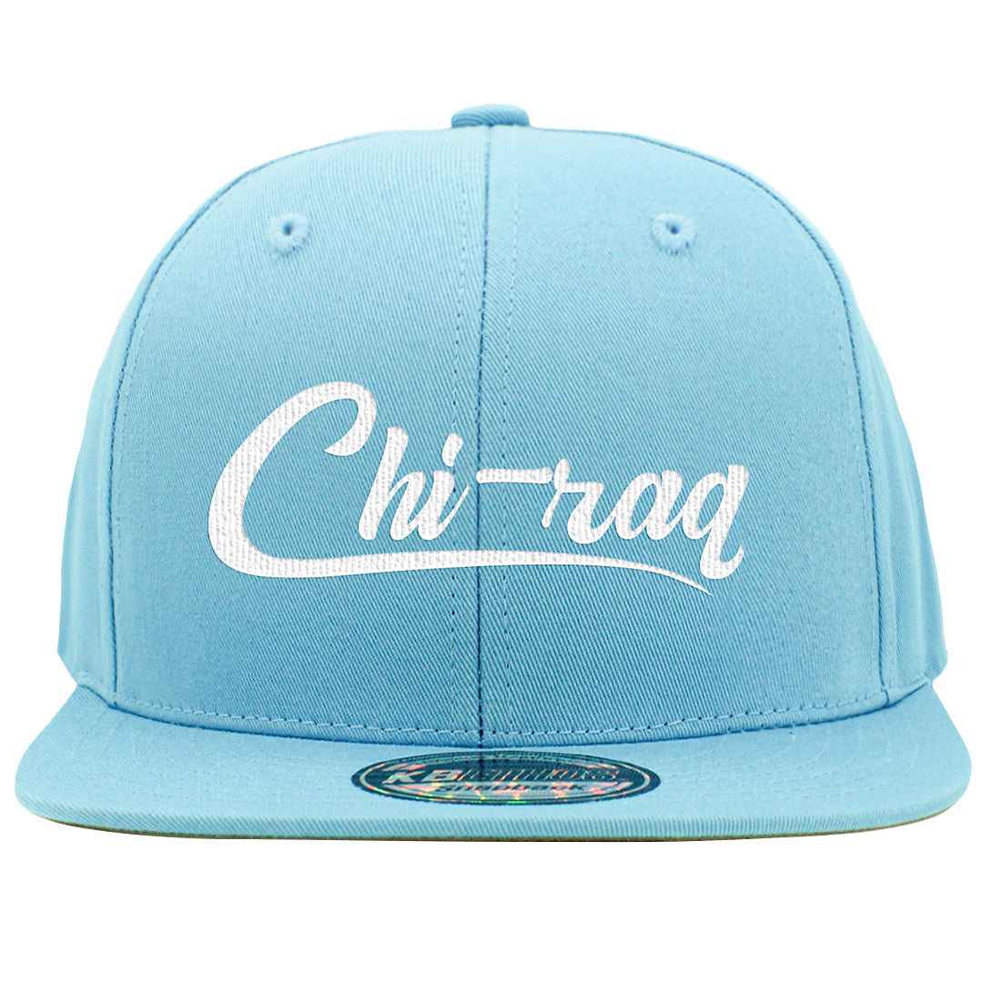 Ice Blue Low 1s Snapback Hat | Chiraq, Sky Blue