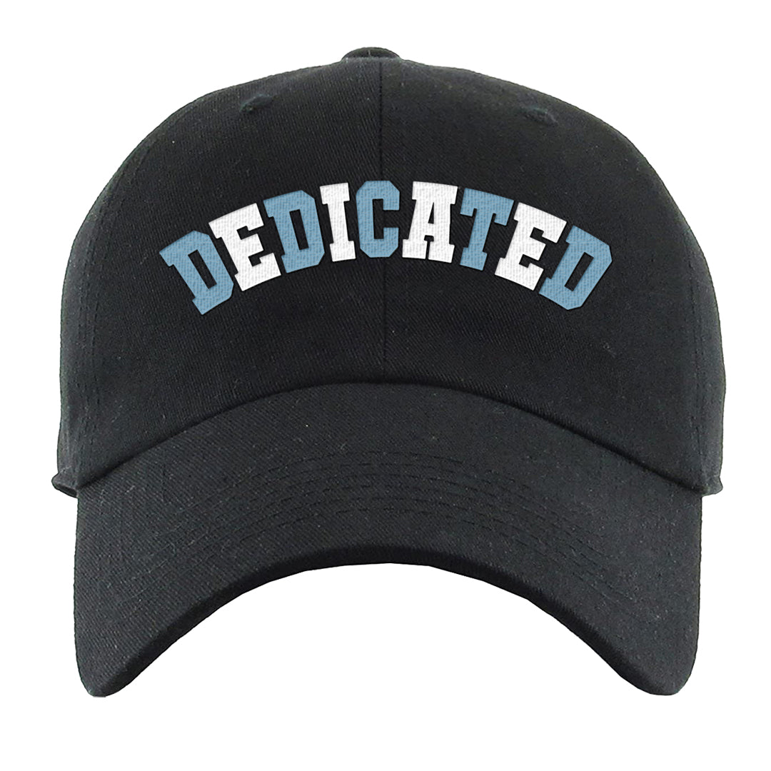 Ice Blue Low 1s Dad Hat | Dedicated, Black