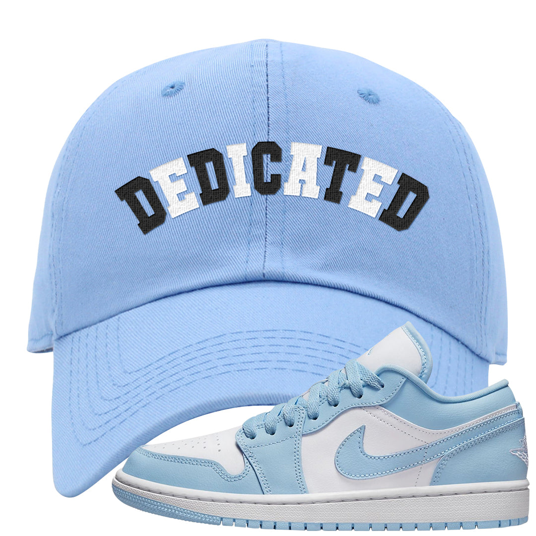 Ice Blue Low 1s Dad Hat | Dedicated, Sky Blue