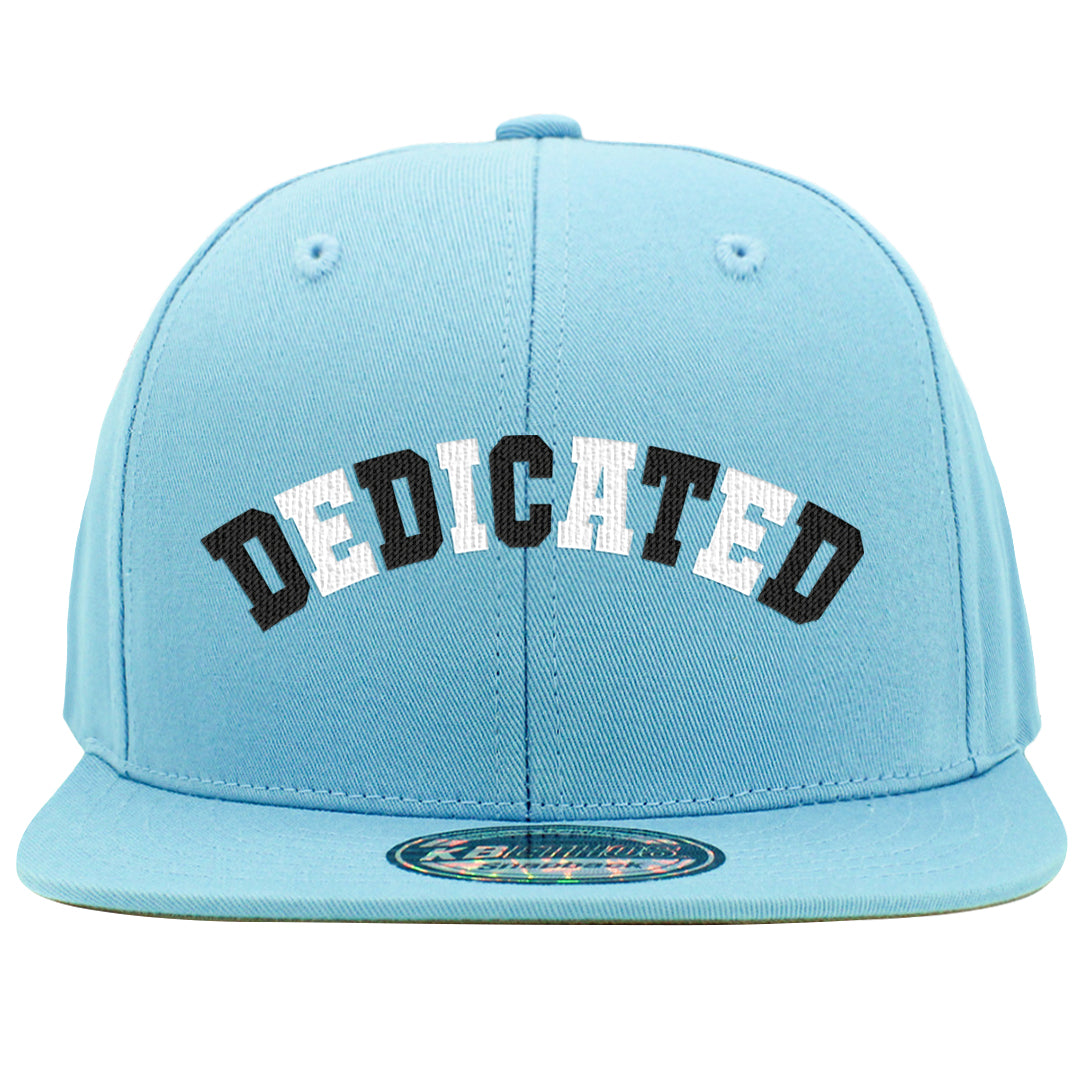 Ice Blue Low 1s Snapback Hat | Dedicated, Sky Blue