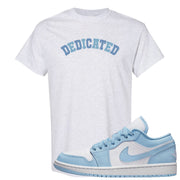 Ice Blue Low 1s T Shirt | Dedicated, Ash