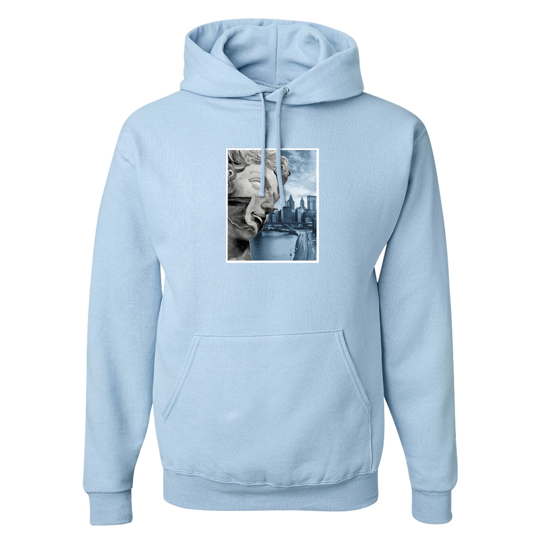 Ice Blue Low 1s Hoodie | Miguel, Light Blue