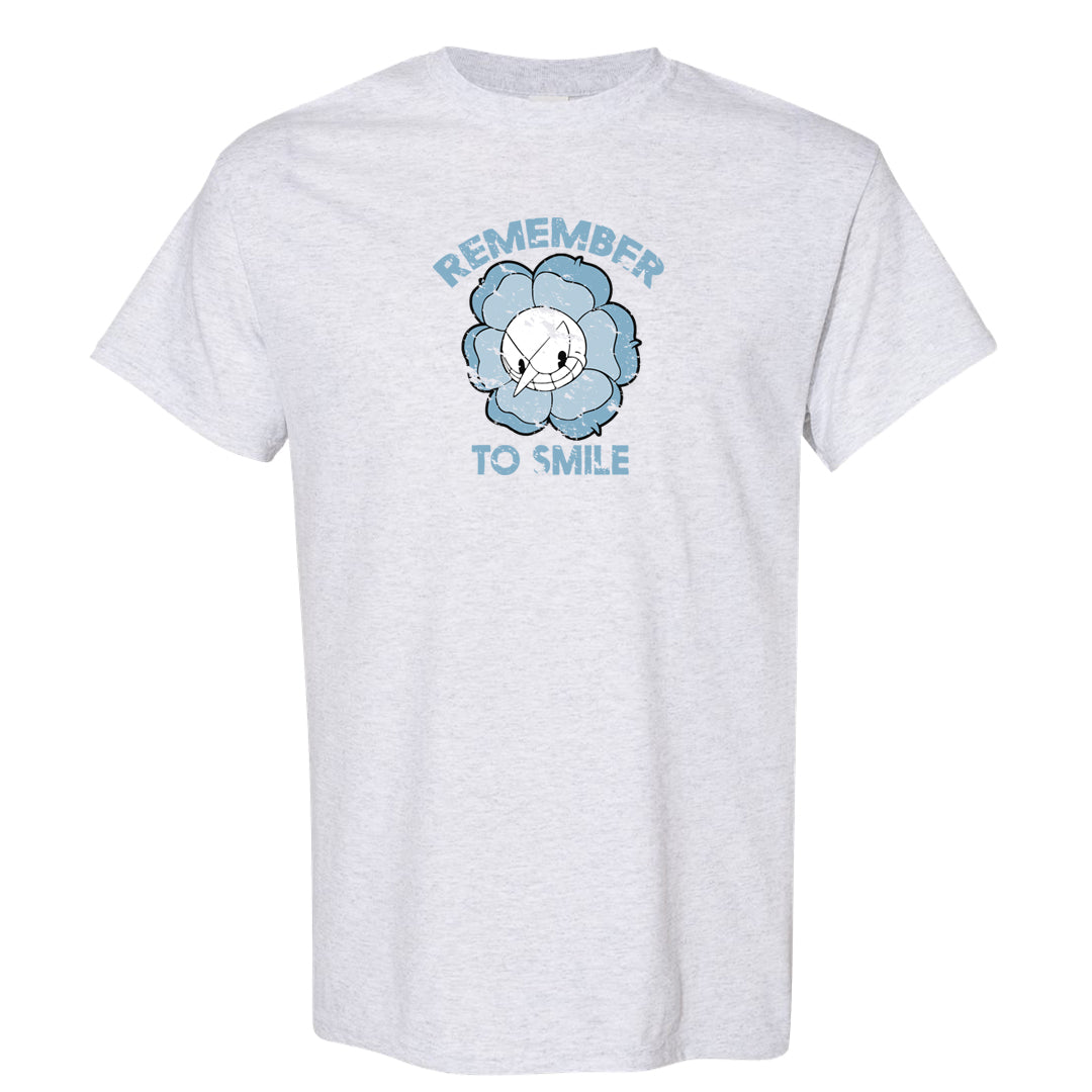 Ice Blue Low 1s T Shirt | Remember To Smile, Ash