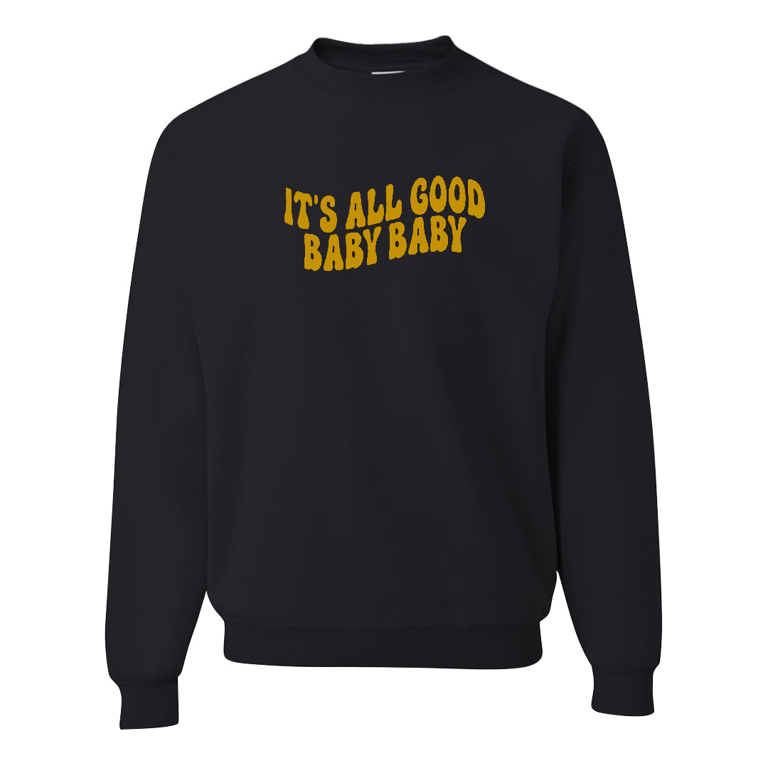 Laney 1s Crewneck Sweatshirt | All Good Baby, Black