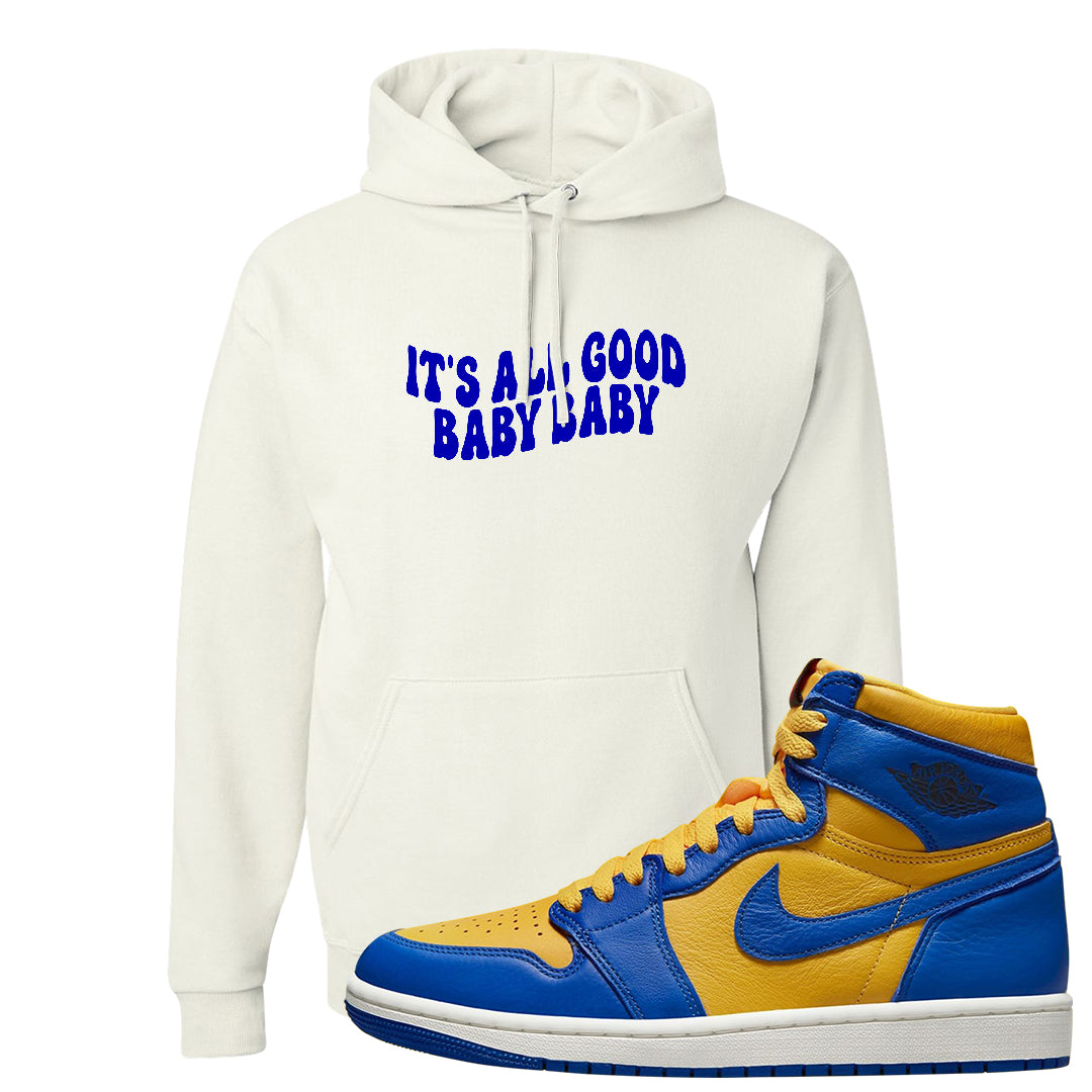 Laney 1s Hoodie | All Good Baby, White