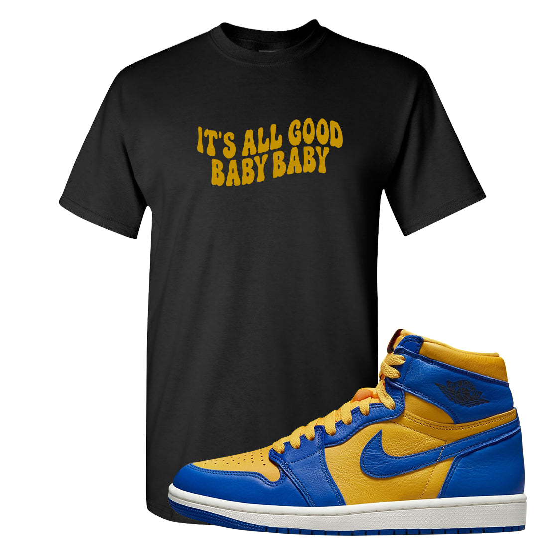 Laney 1s T Shirt | All Good Baby, Black