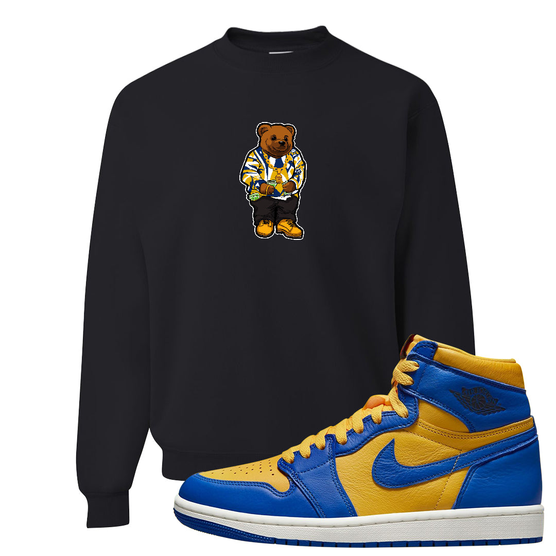 Laney 1s Crewneck Sweatshirt | Sweater Bear, Black