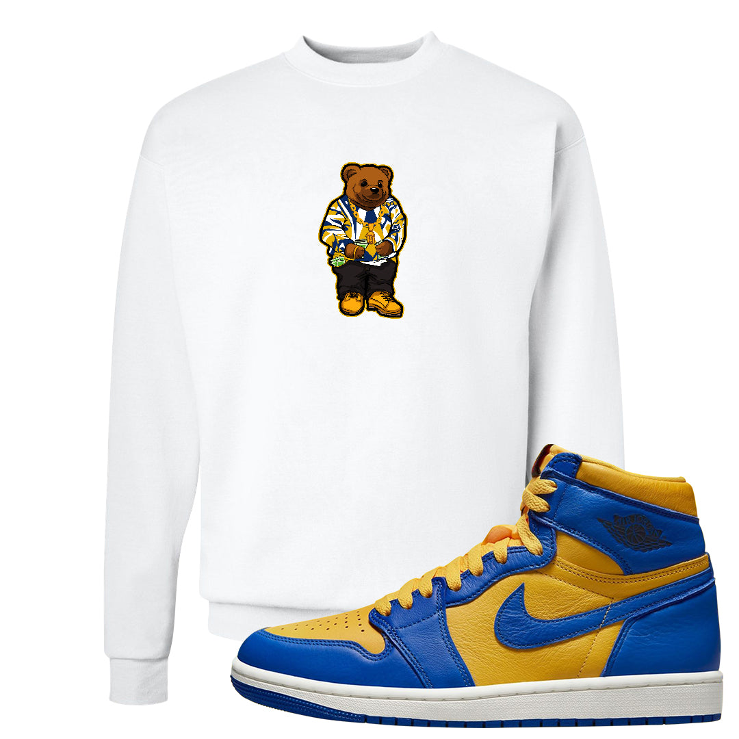 Laney 1s Crewneck Sweatshirt | Sweater Bear, White