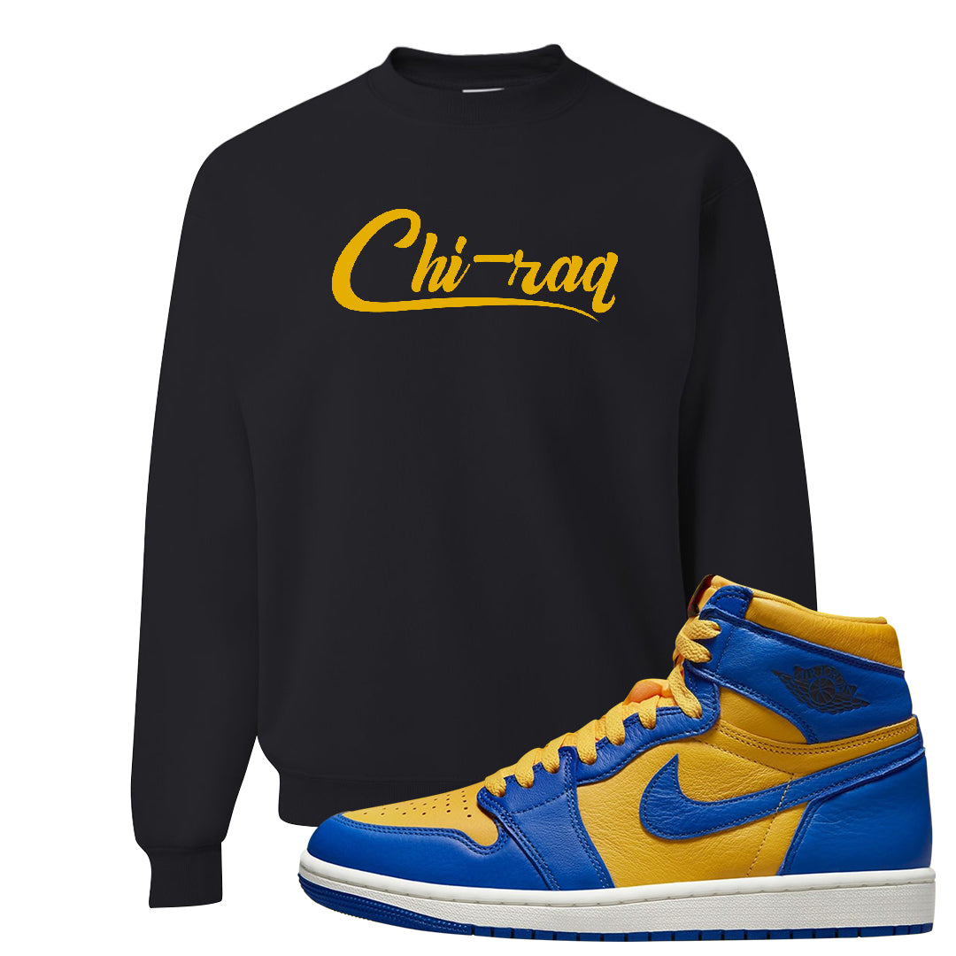 Laney 1s Crewneck Sweatshirt | Chiraq, Black