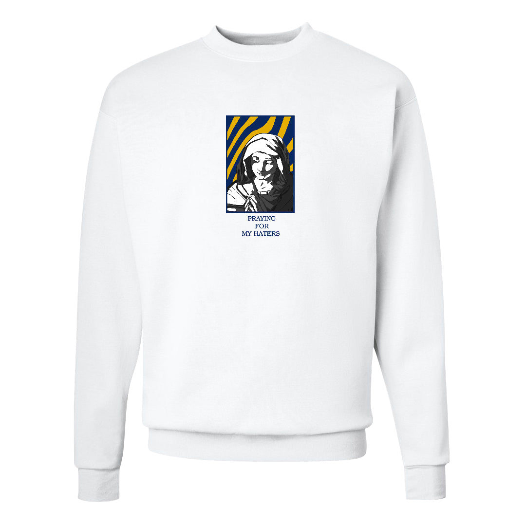 Laney 1s Crewneck Sweatshirt | God Told Me, White