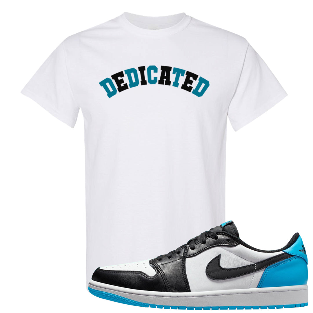 UNC Low 1s T Shirt | Dedicated, White