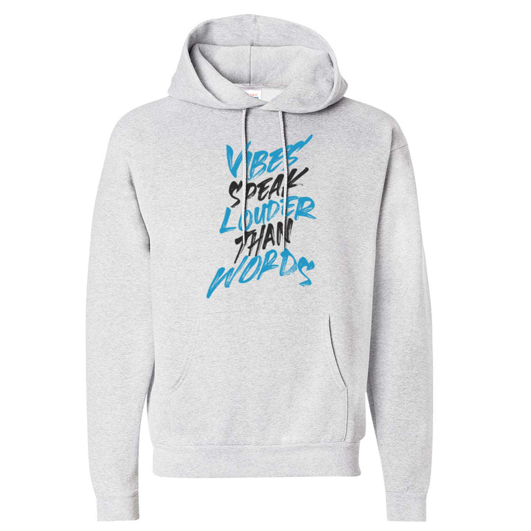 UNC Low 1s Hoodie | Vibes Speak Louder Than Words, Ash