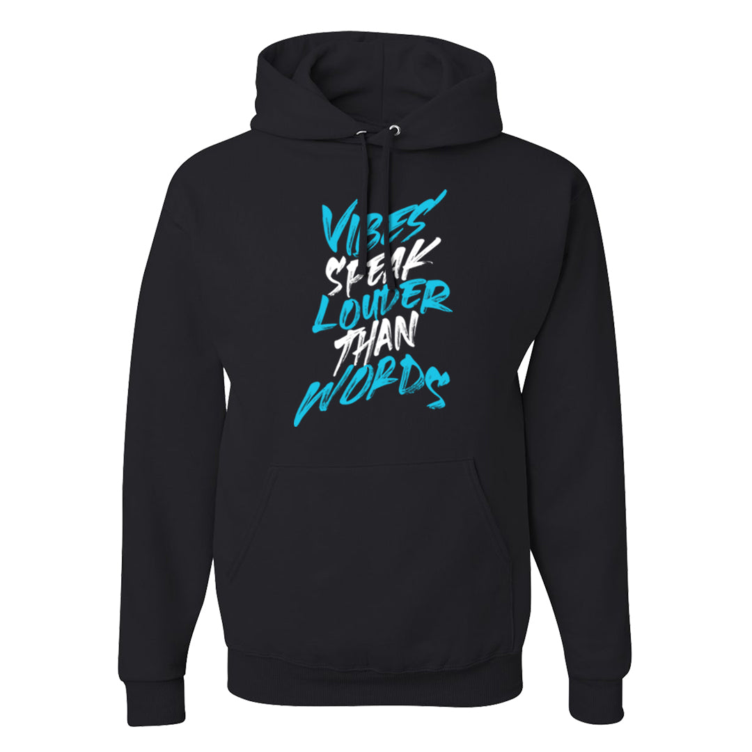 UNC Low 1s Hoodie | Vibes Speak Louder Than Words, Black