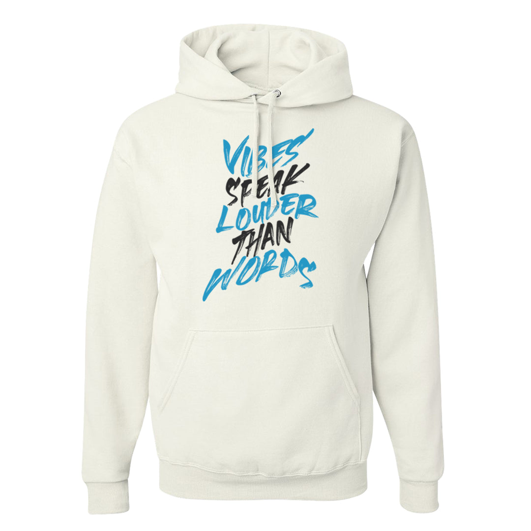 UNC Low 1s Hoodie | Vibes Speak Louder Than Words, White