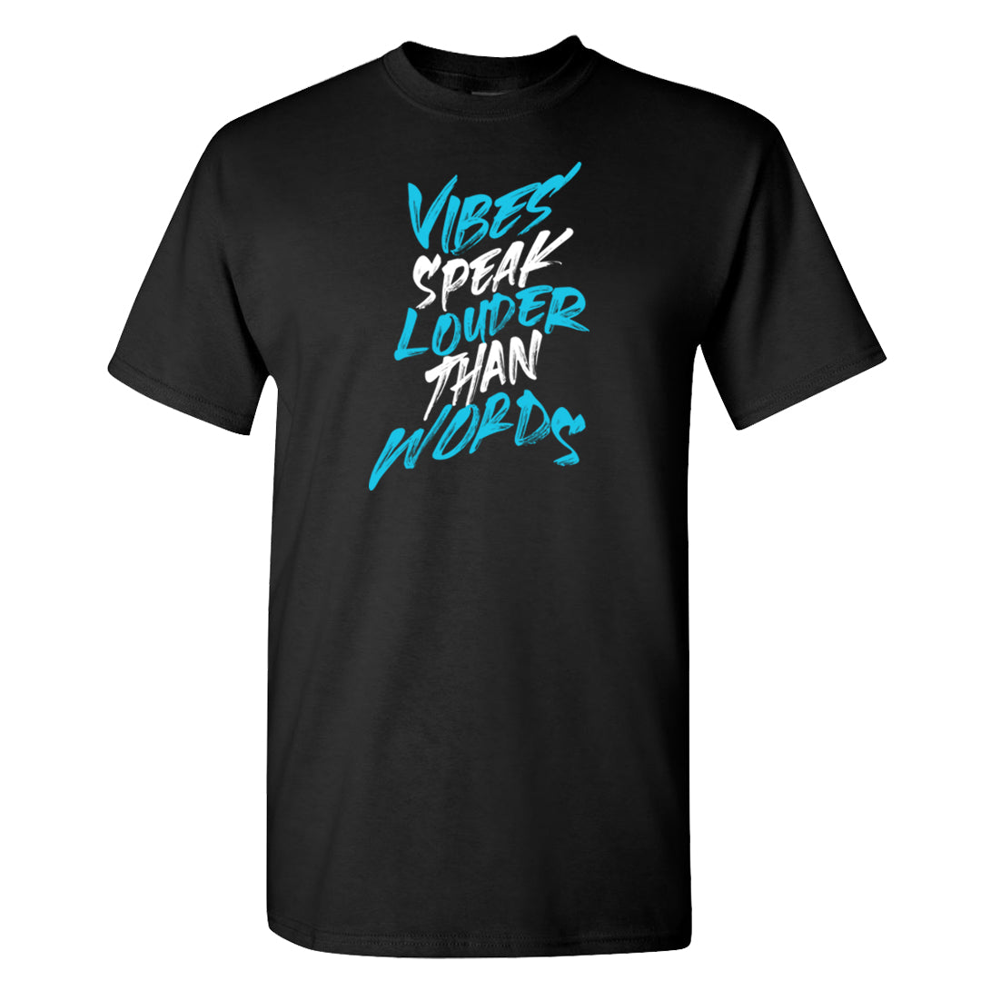 UNC Low 1s T Shirt | Vibes Speak Louder Than Words, Black