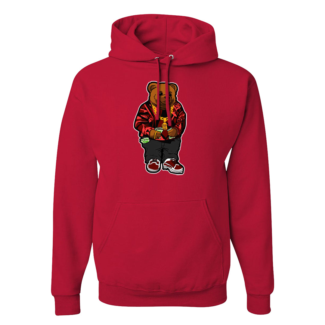 Reverse Black Toe Low 1s Hoodie | Sweater Bear, Red