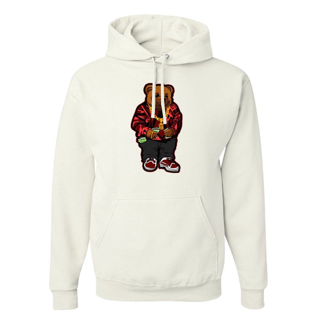 Reverse Black Toe Low 1s Hoodie | Sweater Bear, White