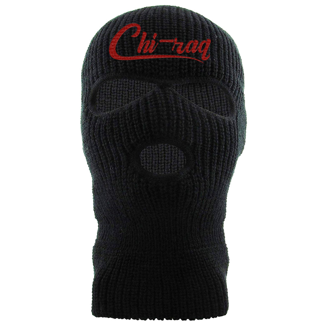 Reverse Black Toe Low 1s Ski Mask | Chiraq, Black