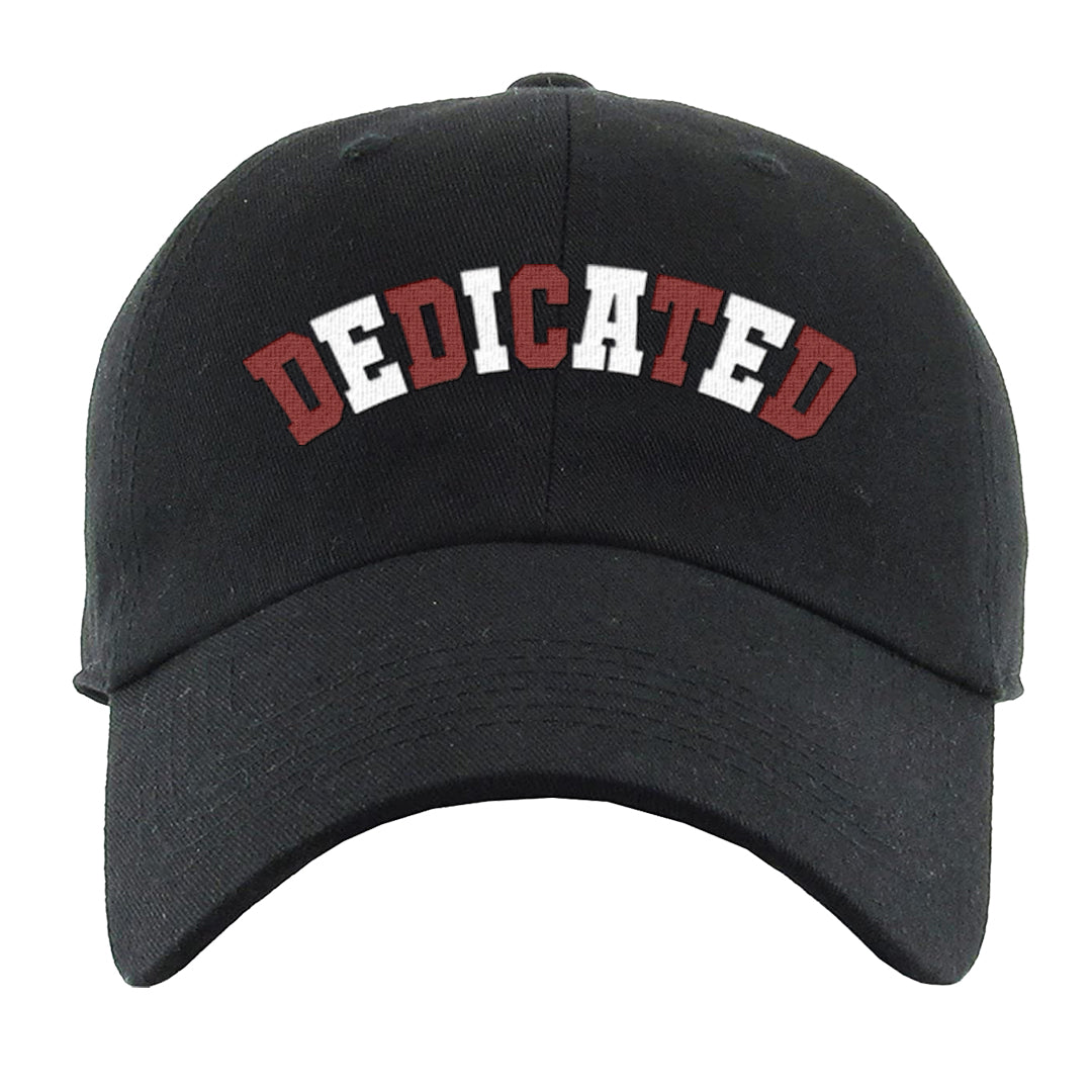 Reverse Black Toe Low 1s Dad Hat | Dedicated, Black