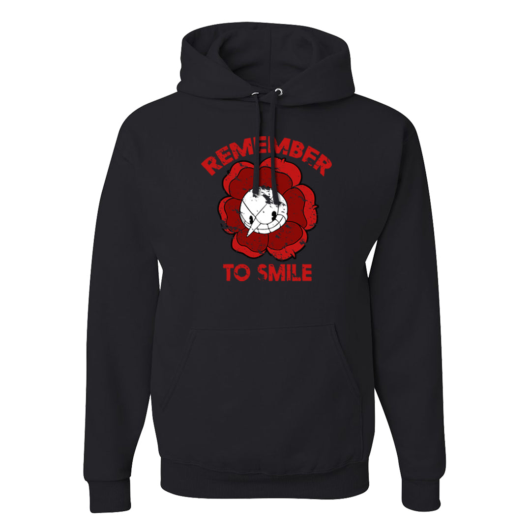 Reverse Black Toe Low 1s Hoodie | Remember To Smile, Black