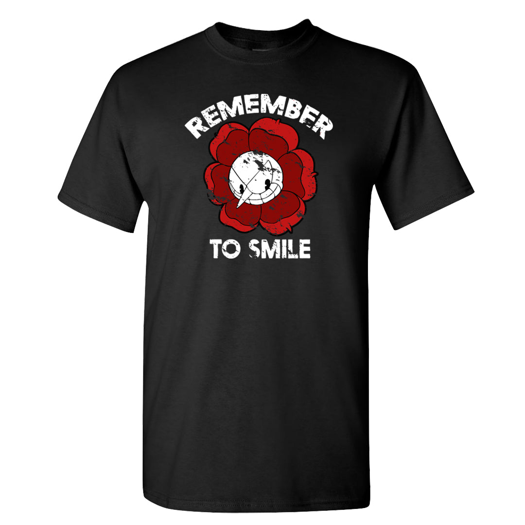 Reverse Black Toe Low 1s T Shirt | Remember To Smile, Black