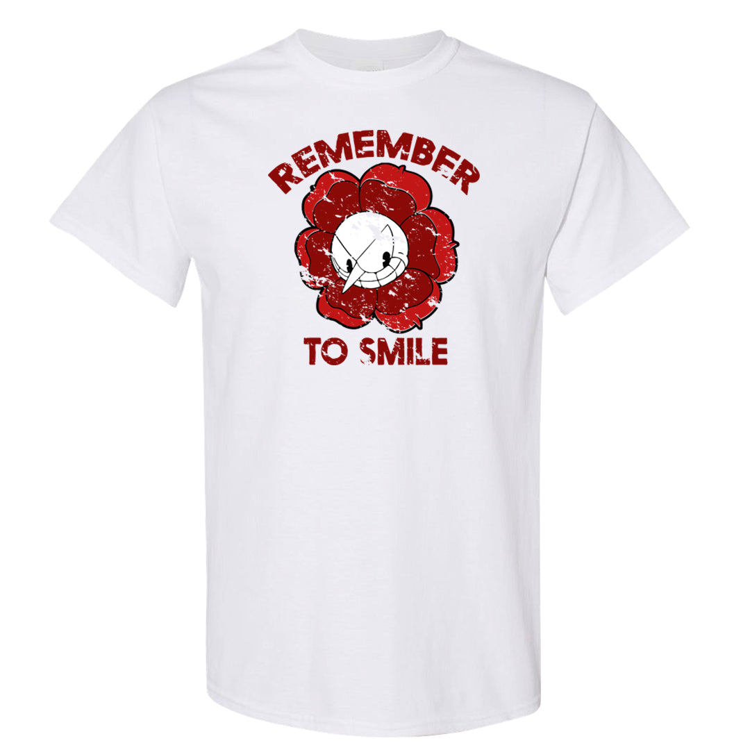 Reverse Black Toe Low 1s T Shirt | Remember To Smile, White