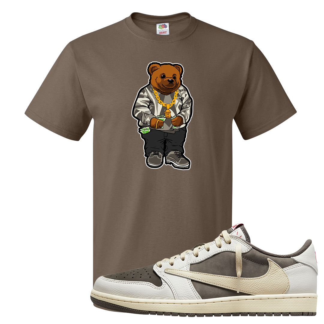 Reverse Mocha Low 1s T Shirt | Sweater Bear, Chocolate