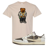 Reverse Mocha Low 1s T Shirt | Sweater Bear, Sand