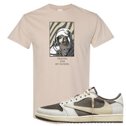 Reverse Mocha Low 1s T Shirt | God Told Me, Sand