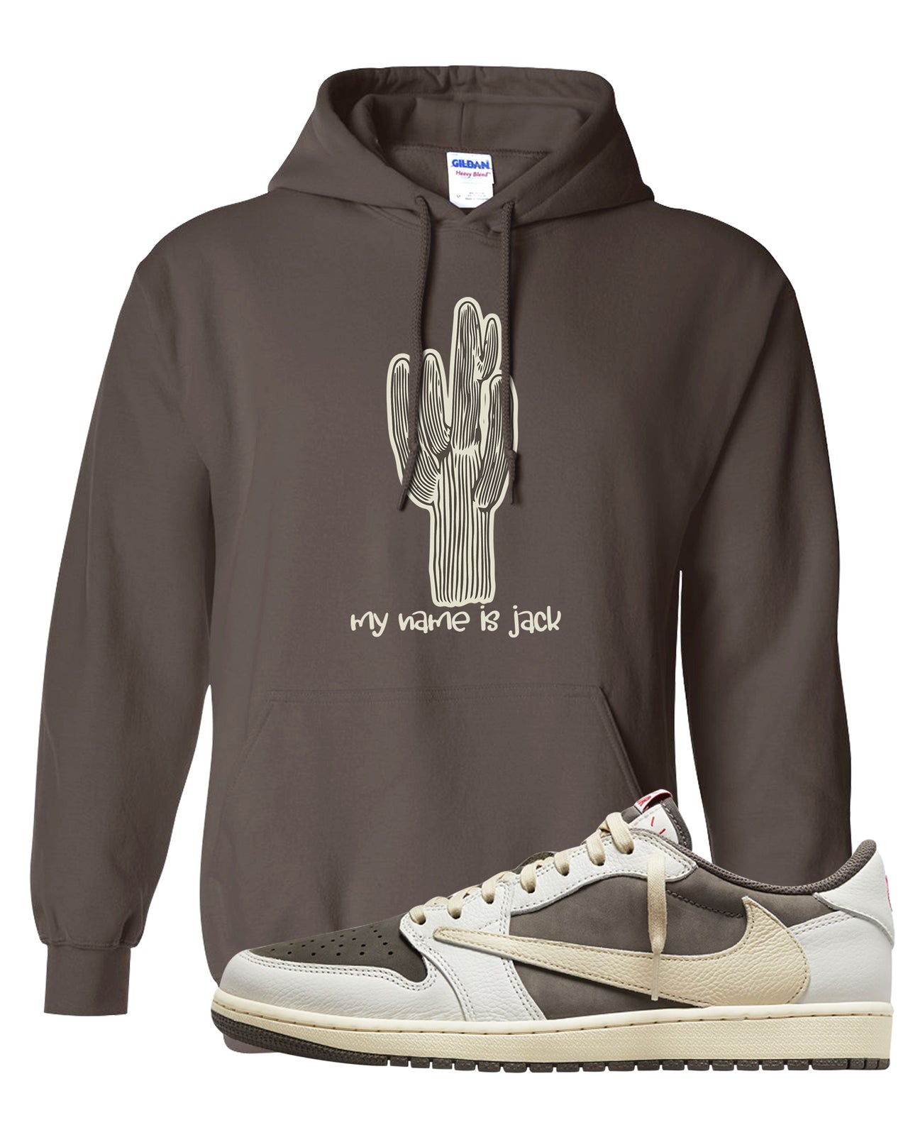 Reverse Mocha Low 1s Hoodie | Jack The Cactus, Chocolate